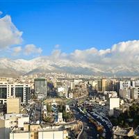آسمان صاف تا قسمتی ابری در تهران
