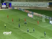 گل چهارم تراکتور به گل گهر توسط امیرحسین حسین زاده