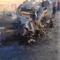تصادف هولناک 405 با کامیون؛ 3 نفر جان‌باختند