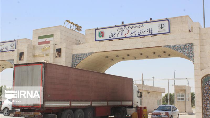 ۸۸۶ میلیون دلار کالا از مرز مهران صادر شد