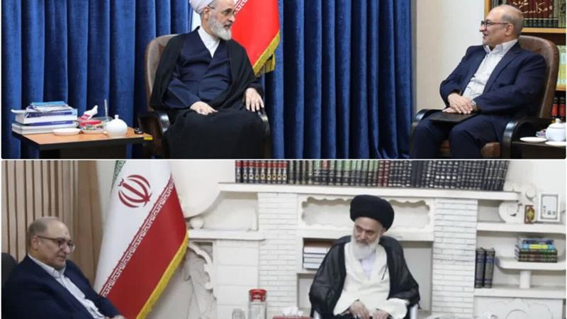 دیدار مدیرعامل شرکت سرمایهگذاری گروه توسعه ملی ایران با علمای قم