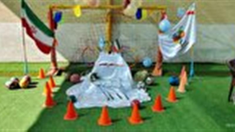 افتتاح زمین چمن مصنوعی مدرسه اسحاق حسینی قم