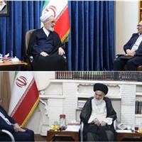 دیدار مدیرعامل شرکت سرمایهگذاری گروه توسعه ملی ایران با علمای قم