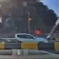 انفجار مخازن سوخت در بصره عراق