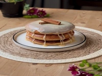 پنکیک دارچینی برای صبحانه