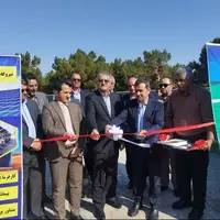 افتتاح نیروگاه خورشیدی ۵۰ کیلووات در زاهدان