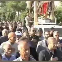 بدرقه مادر شهیدی که ۳ فرزندش را تقدیم وطن کرد