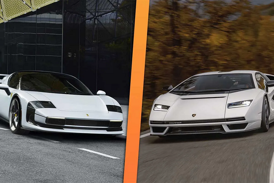 فراری SC40 یا لامبورگینی کانتاش، کدامیک بازآفرینی بهتری است؟