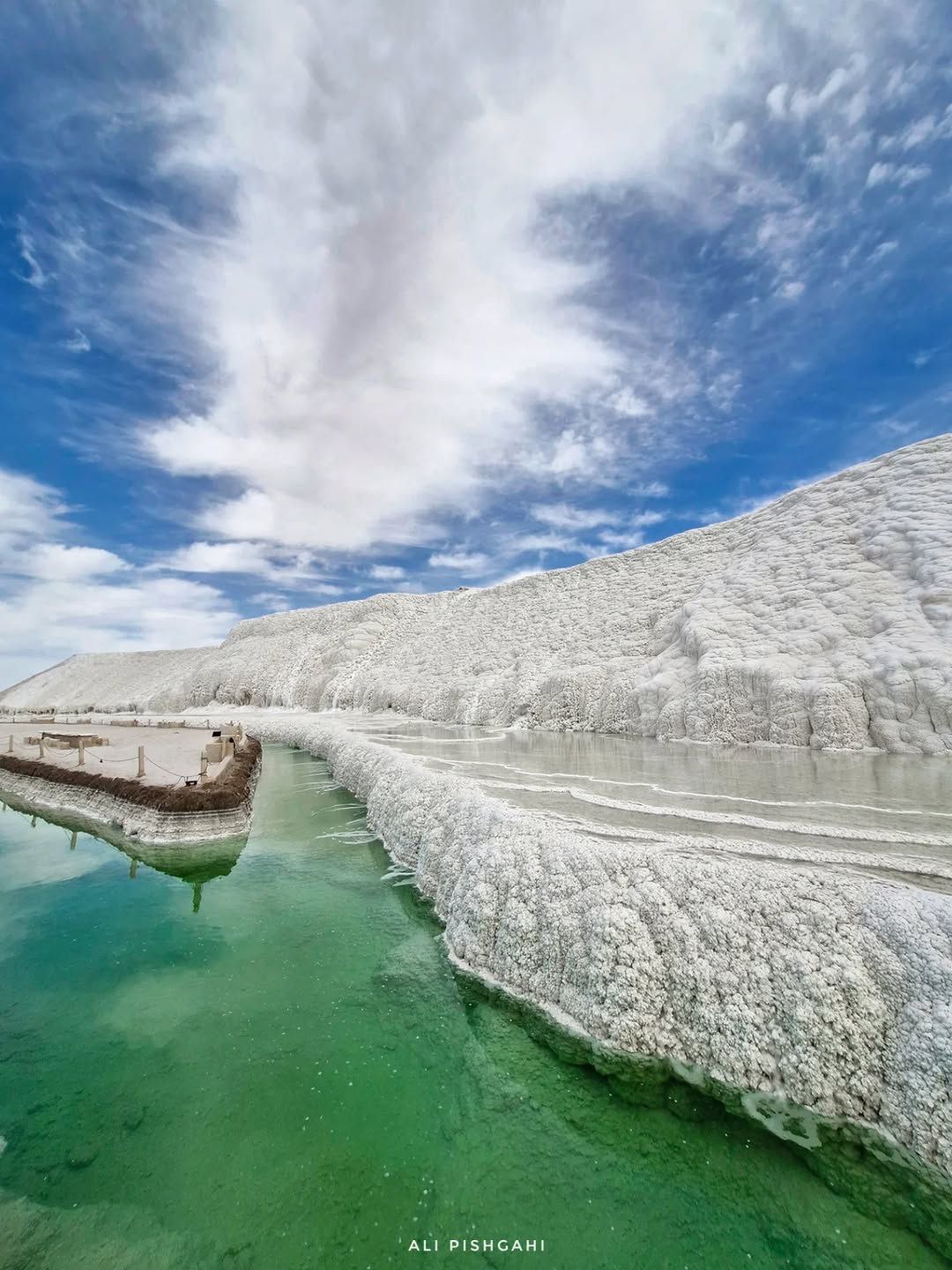 آبشار پتاس در اصفهان؛ اولین آبشار نمکی در جهان