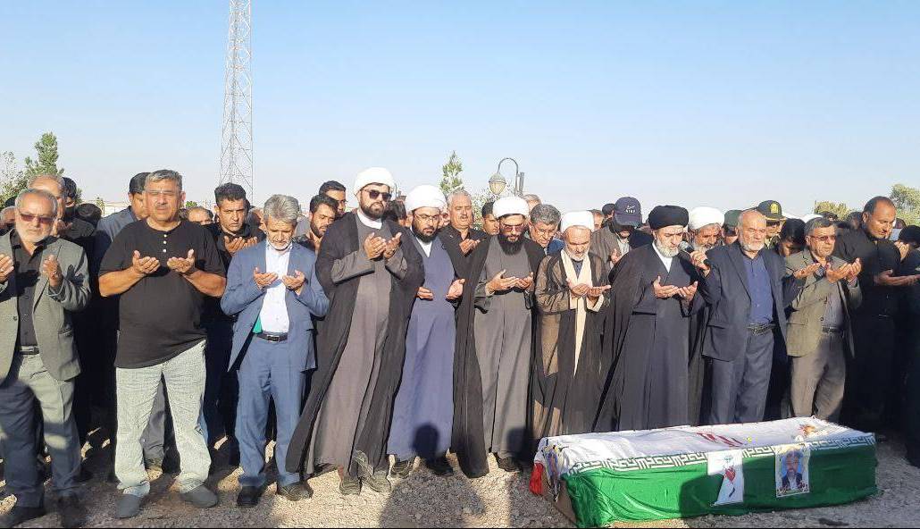تشییع و خاکسپاری جانباز شهید در بجستان