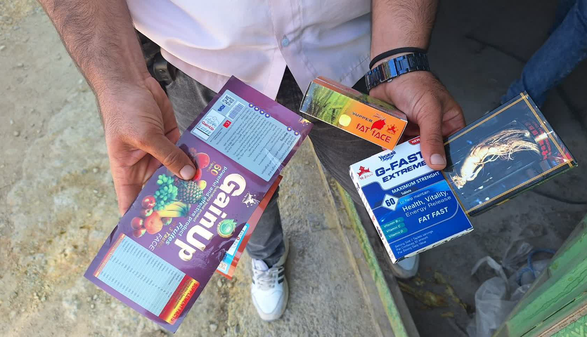 پلمب کارگاه تولید قرصهای لاغری و چاقی غیرمجاز در پاکدشت