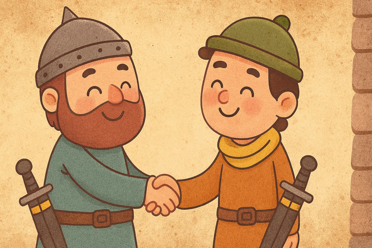 شمشیر را غلاف کردن یعنی چی؟