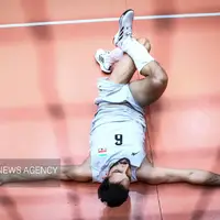 تمرین مردان والیبال ایران پیش از اعزام به ریاض