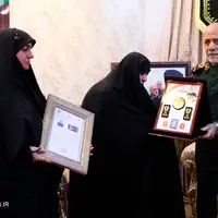 اعطای درجه سپهبدی به شهید علی شادمانی