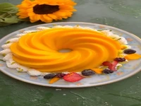 یک دسر بهشتی خوش رنگ و لعاب