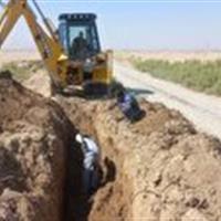 رفع شکستگی خط انتقال آب شهر مروست بدون قطعی آب