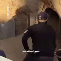 تصاویری از تلاش قسام برای بیرون آوردن جسد نظامی صهیونیست