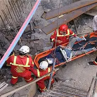 سقوط و فوت یک کارگر حین عملیات اسکلتبندی