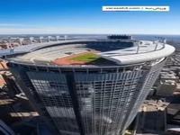 زیباترین استادیوم تاریخ در ۳۵۰ متری زمین!