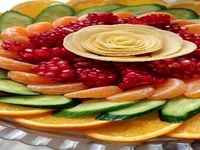 تزئین سینی میوه برای مهمونی و دورهمی