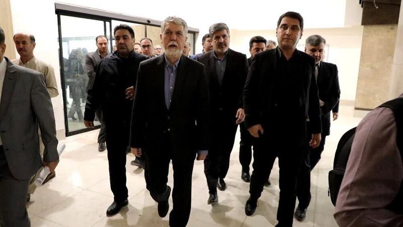 بازدید وزیر فرهنگ از پروژه تالار مرکزی سنندج؛ وعده تکمیل تا شش ماه آینده
