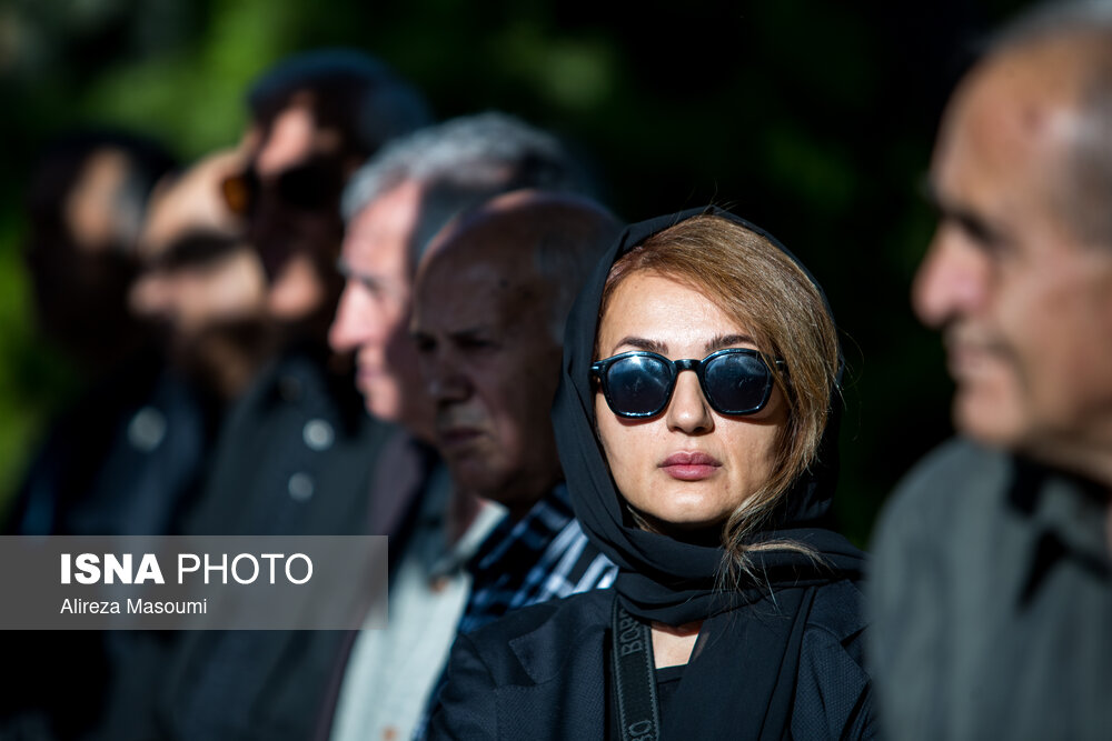 عکس/ مراسم تشییع پیکر «اکبر کارگرجم»