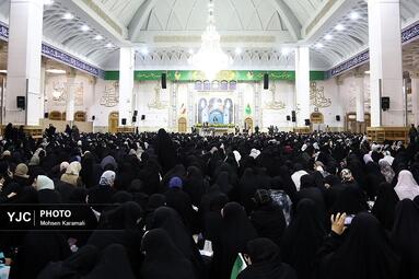 آیین آغاز سال تحصیلی دانشگاه‌ها و مراکز آموزش عالی کشور در حرم بانوی کرامت