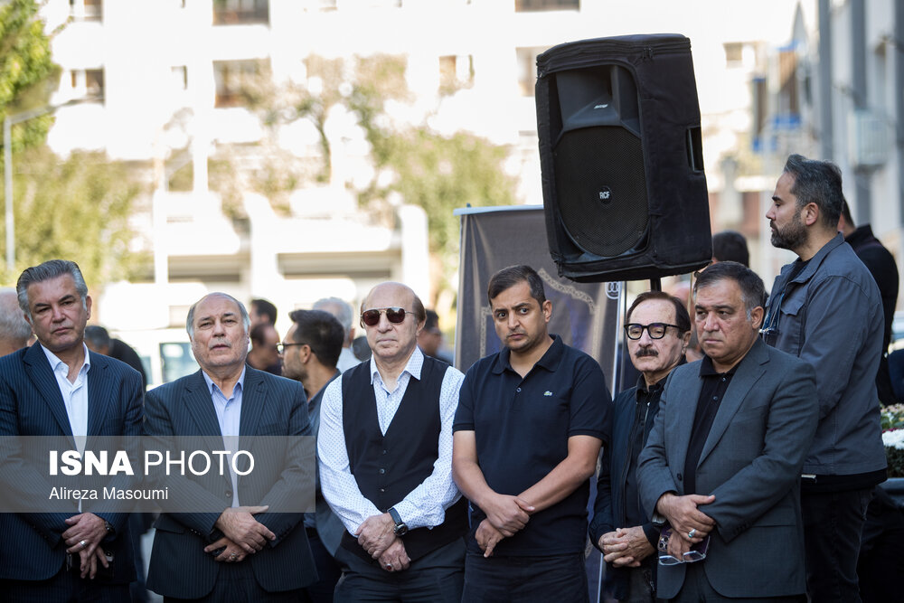 عکس/ مراسم تشییع پیکر «اکبر کارگرجم»