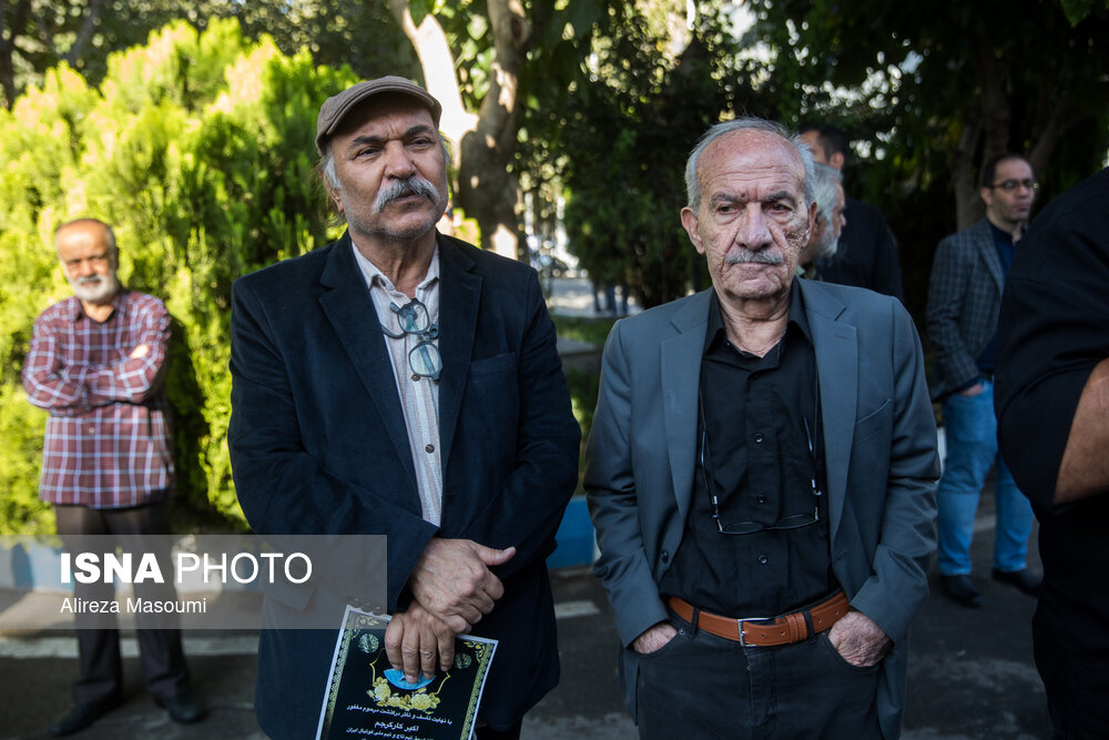 عکس/ مراسم تشییع پیکر «اکبر کارگرجم»