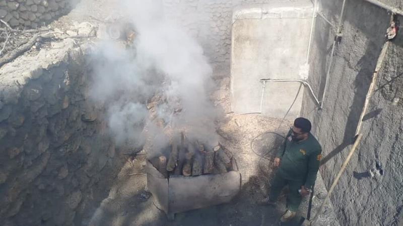 تعطیلی کورههای زغالی غیرمجاز در دشت برم کازرون