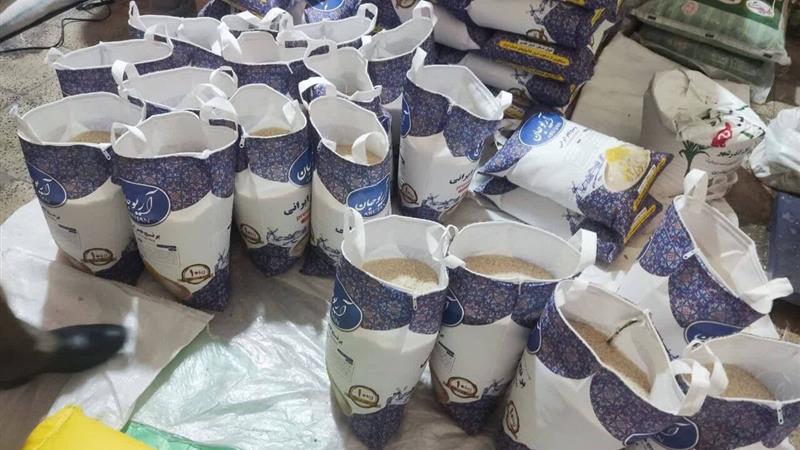 کشف انبار بستهبندی غیرمجاز برنج در ایلام