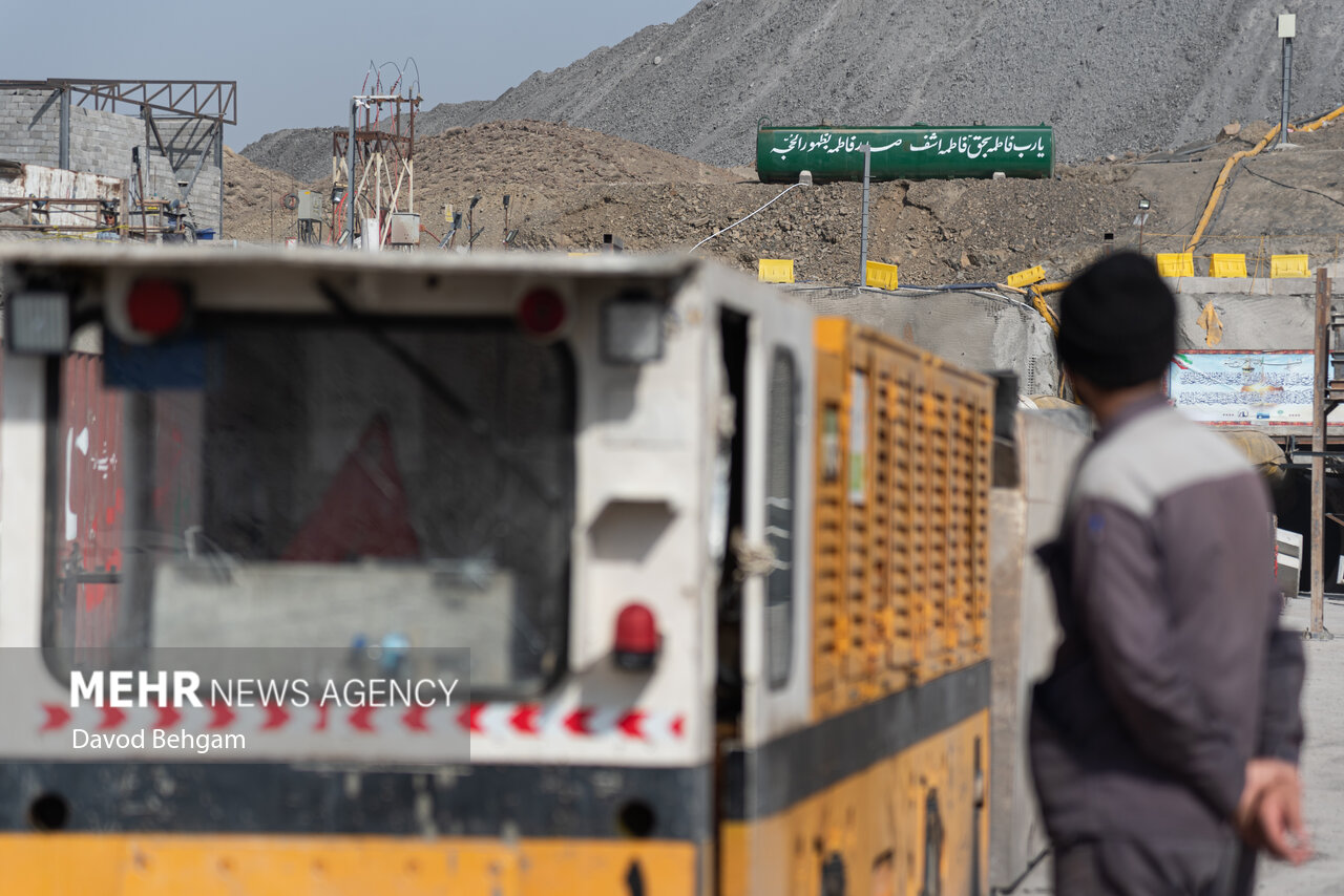 پروژه تونل در حال احداث انتقال آب هزارمسجد به مشهد