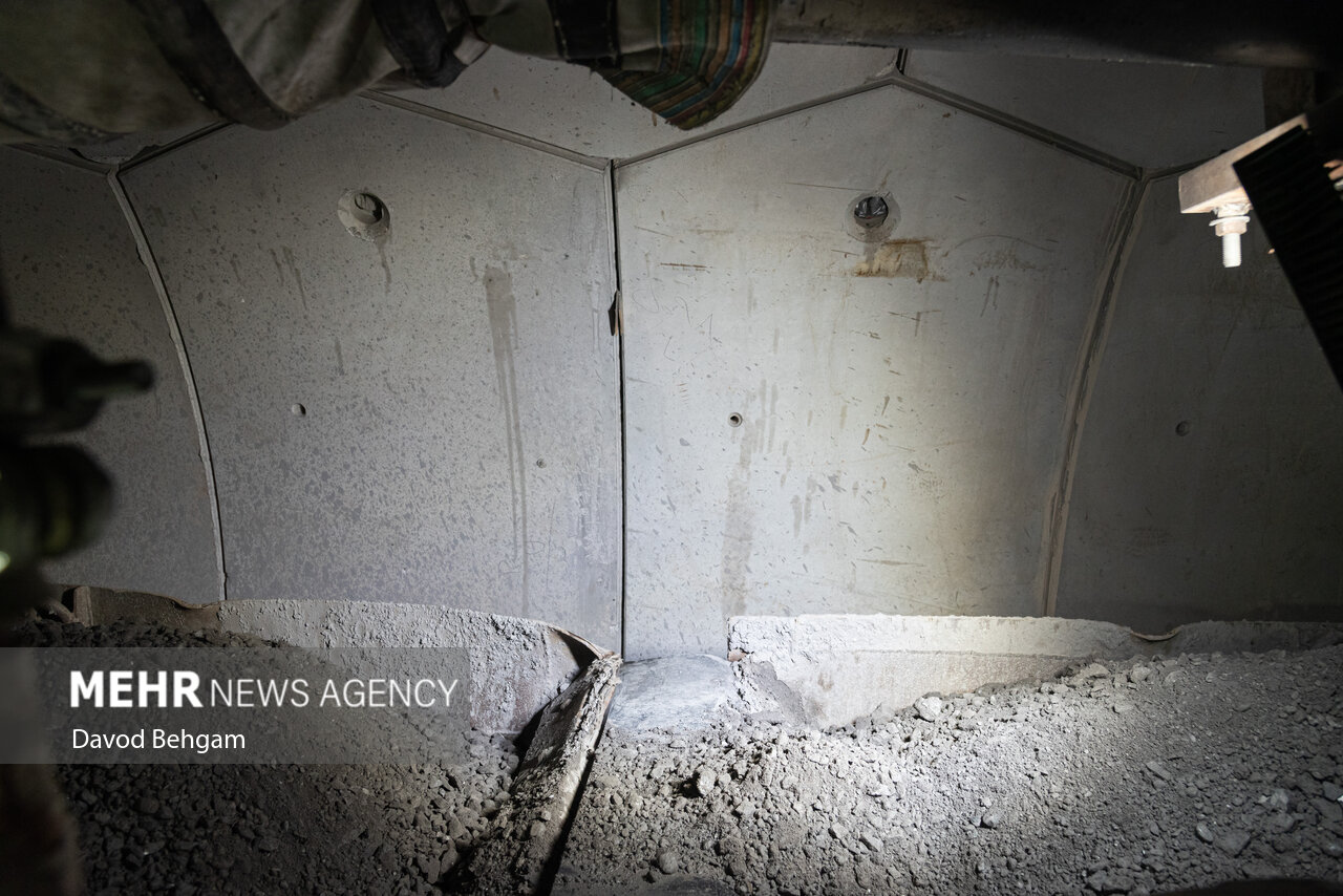 پروژه تونل در حال احداث انتقال آب هزارمسجد به مشهد