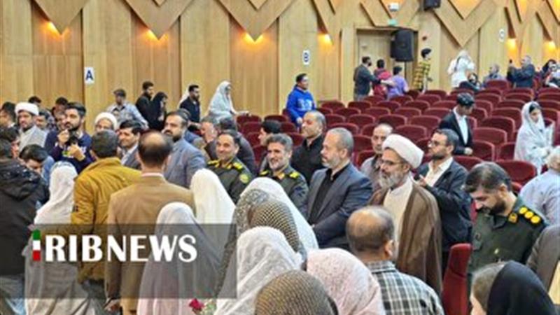 کاروان جشن ازدواج ۱۱۴ زوج خراسان شمالی برگزار شد