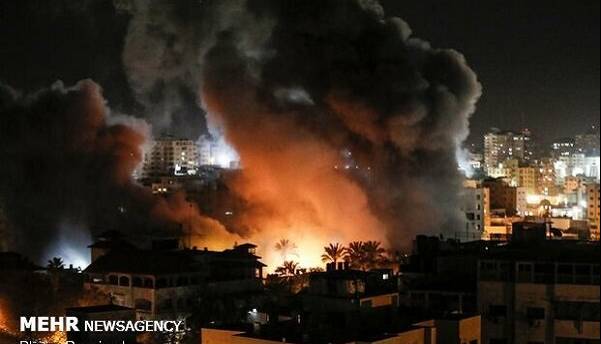 شب خونین در غزه؛ افزایش آمار شهدای حملات وحشیانه اسرائیل