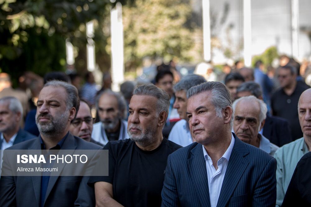 عکس/ مراسم تشییع پیکر «اکبر کارگرجم»