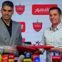 مراسم معارفه و امضای قرارداد سرمربی جدید تیم پرسپولیس