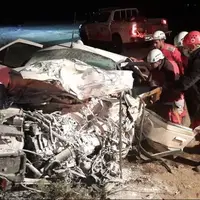 تصادف در پارک ملی گلستان ۶ نفر را روانه بیمارستان کرد