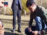 نجات خرس قهوهای از تله