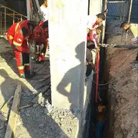 سقوط کارگر ساختمانی از ارتفاع به دلیل برقگرفتگی در دزفول