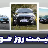 لیست قیمت خودرو در تاریخ 7 آبان 1404