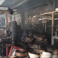 یک فوتی در آتشسوزی تولیدی مواد پلاستیکی در تبریز