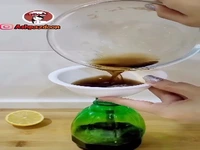 پاک کننده قوی با نوشابه و لیمو برای سوختگی ظروف