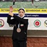 مدال برنز دختر رزمی کار قمی در مسابقات کاپ جهانی پاهویوت