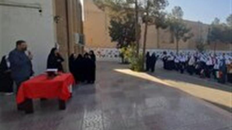 زنگ پدافند غیرعامل در مدرسه تفضلی یزد به صدا در آمد