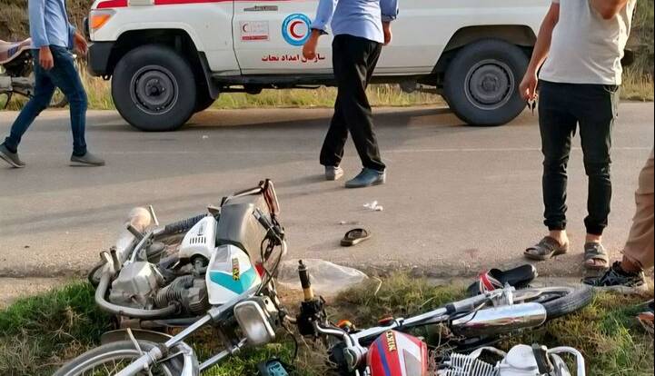 مصدومیت ۳ موتورسوار در سانحه رانندگی