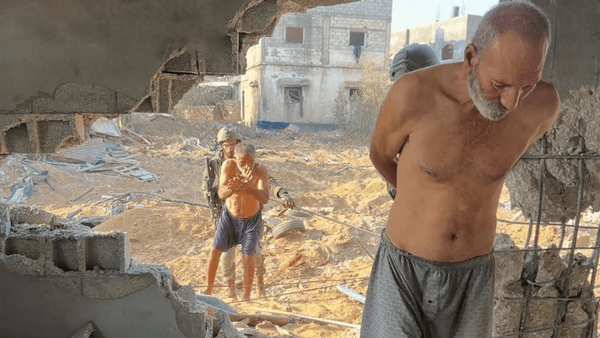 تصویری تازه، سندی دیگر؛ اعدام میدانی ۲ پیرمرد غزه