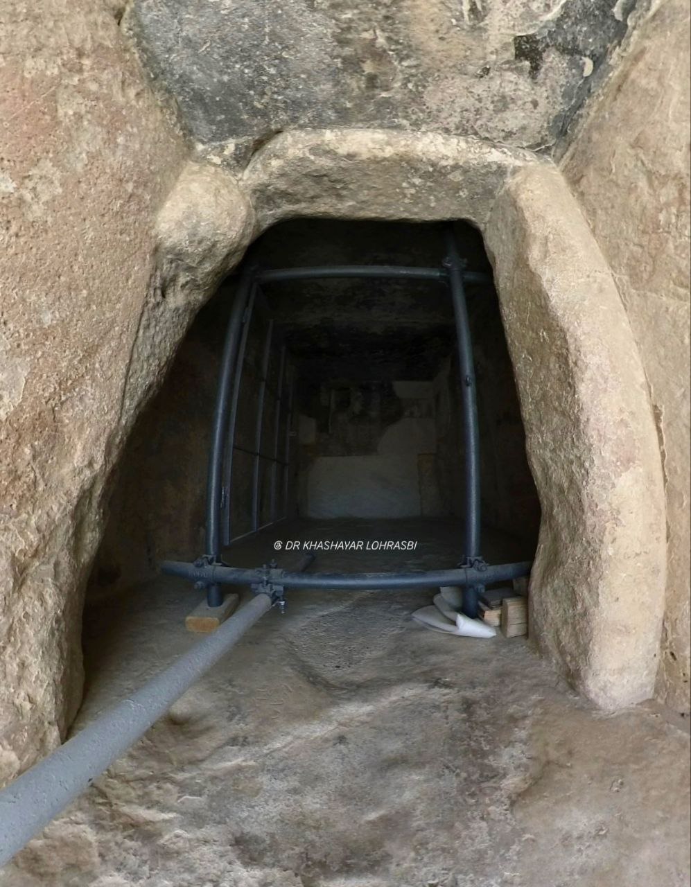 تصاویری از درون آرامگاه کوروش 