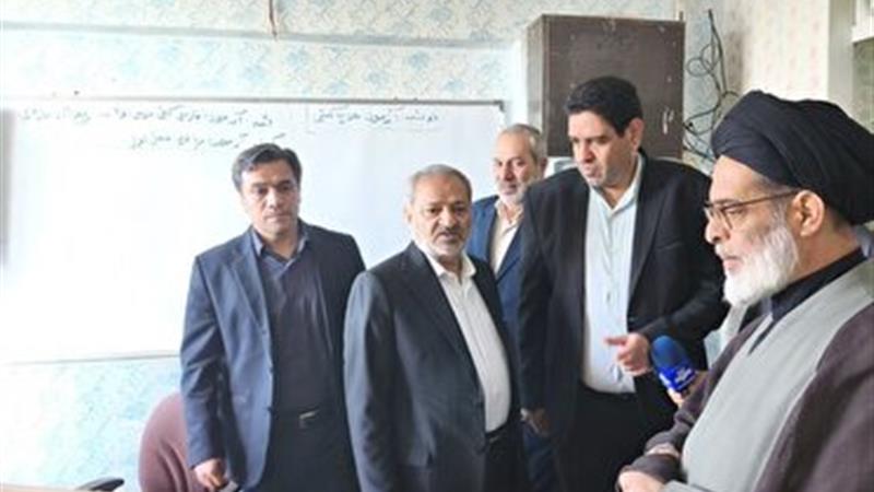 بازدید وزیر آموزش و پرورش از طرح های آموزشی در خدابنده