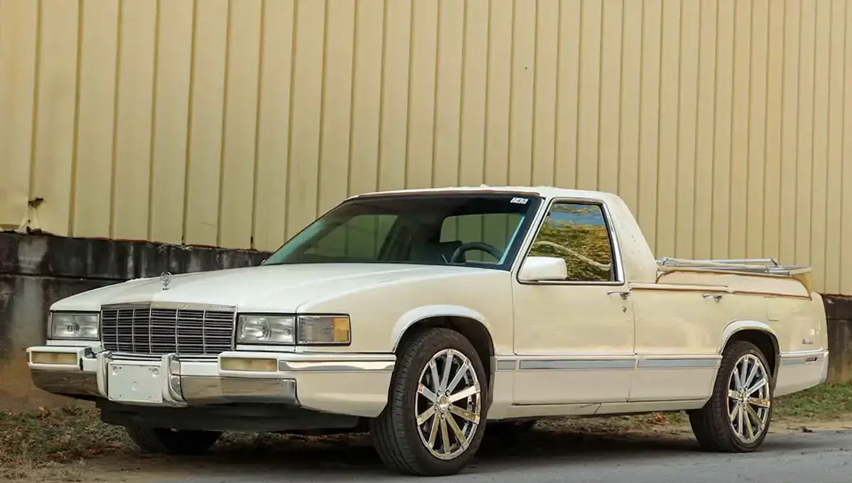 تبدیل سدان کادیلاک دویل به وانت حمل گل!  